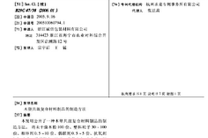 木塑共混复合材料制品的制造方法