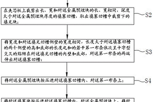 复合材料夹层结构中金属预埋件的埋置方法