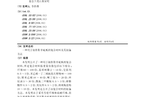 用于制作鞋中底板的复合材料及其制备方法