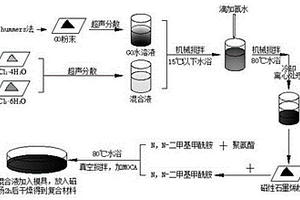 通过磁场调控石墨烯排列制备柔性导电复合材料的方法