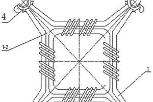 复合材料节能型整体式间隔棒
