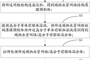 碳纳米管网络/聚合物复合材料及其制备方法