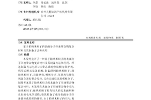 基于铂纳米粒子的表面分子印迹聚合物复合材料及其制备方法和应用