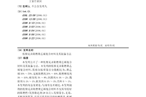 低烟无卤阻燃聚乙烯复合材料及其制备方法