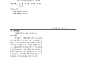 陶瓷复合材料及加工部件的方法
