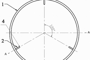 方便清理石英坩埚残体的碳/碳复合材料坩埚