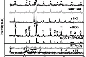 膨润土/Fe<Sub>3</Sub>O<Sub>4</Sub>/BiOBr/BiOI复合材料及其制备方法和应用