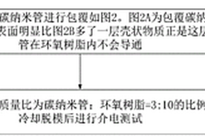 高介电低损耗包覆碳纳米管环氧树脂复合材料及制备方法