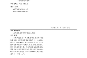 高性能铁基复合材料的制备方法