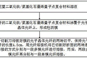 石墨烯量子点复合材料光纤气体传感器制作方法