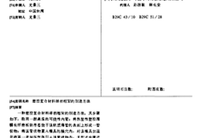 塑胶复合材料球拍框架的制造方法