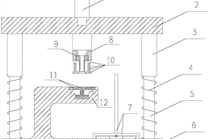 用于复合材料拉挤型材的冲孔装置及冲孔模具