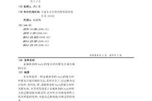 金属掺杂的In2O3的复合材料催化合成丙烯的方法