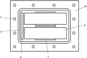 适用于RTM成型机匣复合材料的模具