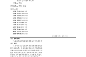 电磁波吸波防辐射磁保健复合材料及鼠标垫