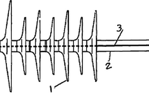 可即时监测内部应变量及温度变化的复合材料绝缘子