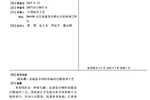 碳化硼-金属复合材料的凝胶注模成型工艺