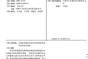 电磁波屏蔽吸收结构型海绵状泡沫合金网复合材料