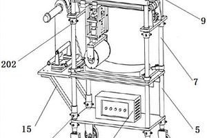 复合材料预浸带的铺放成型机构