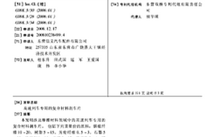高速列车专用的复合材料刹车片
