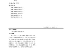 汽车内饰复合材料