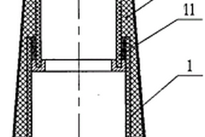 阶梯芯轴式复合材料杆塔及制作工艺