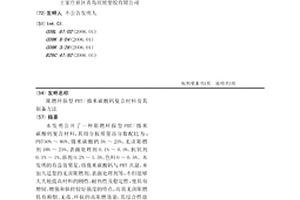 阻燃环保型PBT/微米碳酸钙复合材料及其制备方法