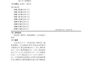 聚乙烯/弹性体/微米碳酸钙三元共混复合材料
