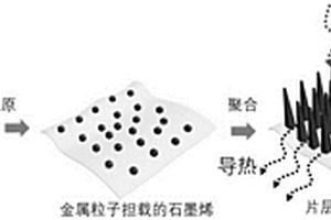 用于热吸收传导的片层阵列复合材料及其制备和应用