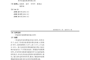 建筑环保阻燃墙体复合材料