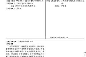 新型抗静电材料