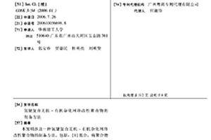氢键复合无机-有机杂化网络改性聚合物的制备方法
