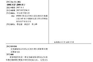 交变磁场驱动形状记忆的生物可降解聚合物及制备方法