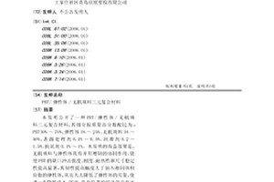 PBT/弹性体/无机填料三元复合材料