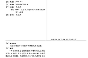 用碳纤维复合材料制作的燃料电池导流板