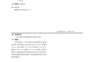 空调用冷却器的铝合金复合材料