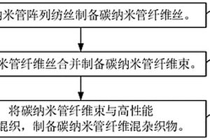 碳纳米管纤维混杂织物及其制备方法和增强复合材料
