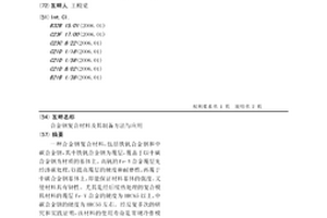 合金钢复合材料及其制备方法与应用