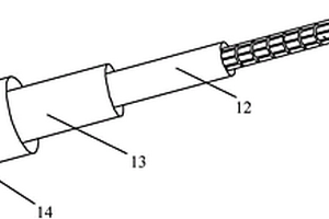 采用金属线复合材料的摩擦电压力感应电缆