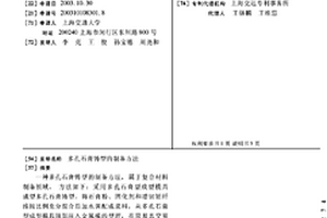 多孔石膏铸型的制备方法