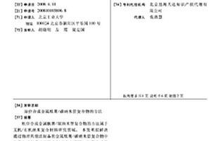 原位合成金属酞菁/碳纳米管复合物的方法