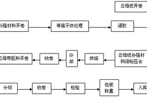 等离子体表面处理的云母带的制造方法
