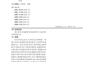 ABS/6000目无机粉体填充改性PA合金材料及其制备方法