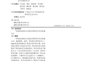 海绵状膨润土基复合吸附材料及其制备方法