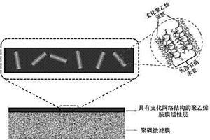 具有支化网络结构的聚乙烯胺膜及其制备方法和应用