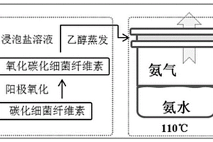 活性金属氧化物-碳化细菌纤维素电极材料的制备方法