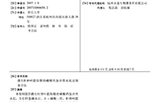 载有杜仲叶提取物的磷酸钙复合骨水泥及制备方法