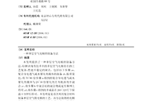 单层空气电极的制备方法