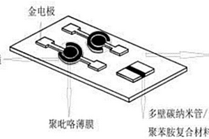 柔性微型自驱动常温气体传感器