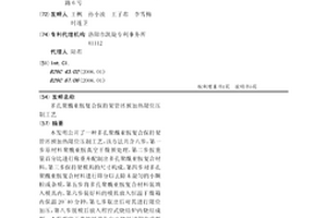 多孔聚酰亚胺复合保持架管坯预加热限位压制工艺